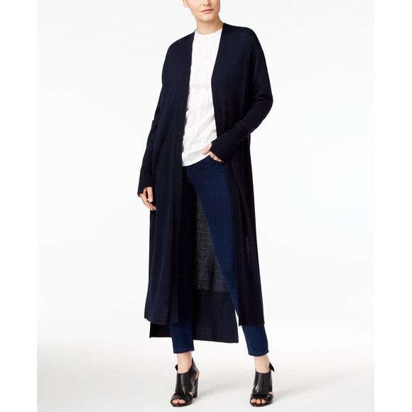 DKNY Long Open Front Cardigan - Picture 1 of 3
